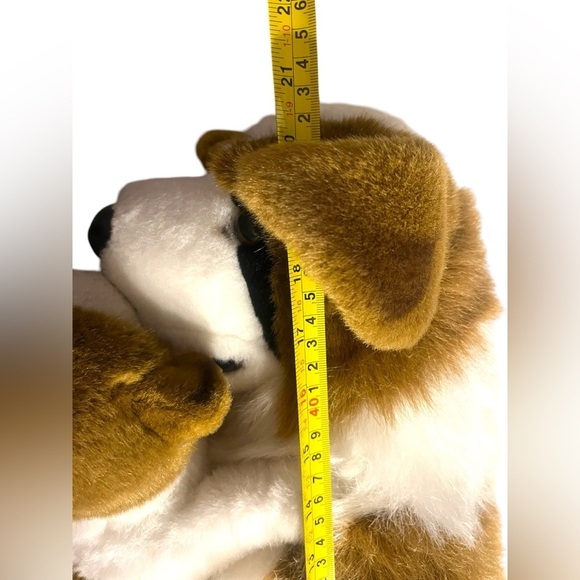 Vintage Large St Bernard dog Mom Dog and Puppy Stuffed Animal Toy Rare - Picture 6 of 7